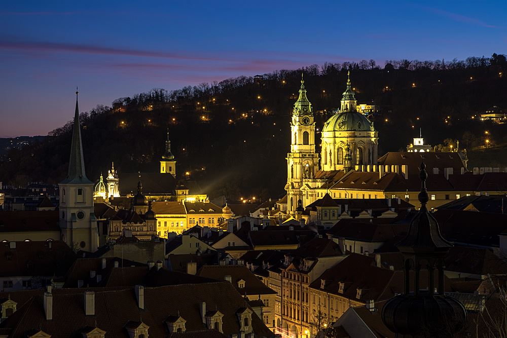 Foceno v modré hodince z Hradčan