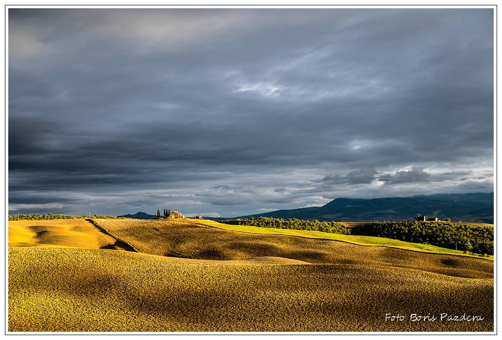 Krajina mezi Pienzou a S.Qiurico d´Orcia