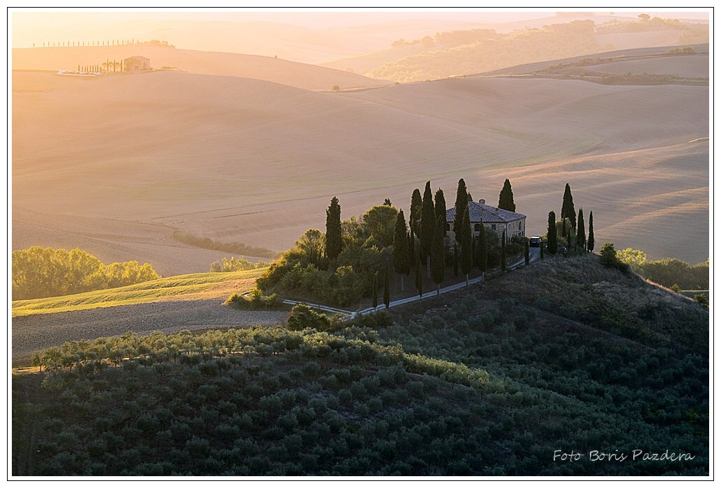 Údolí Val d´ Orcia